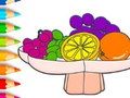Juego Libro para colorear: Fruta  en línea