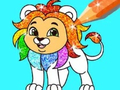 Juego Libro para colorear: León  en línea