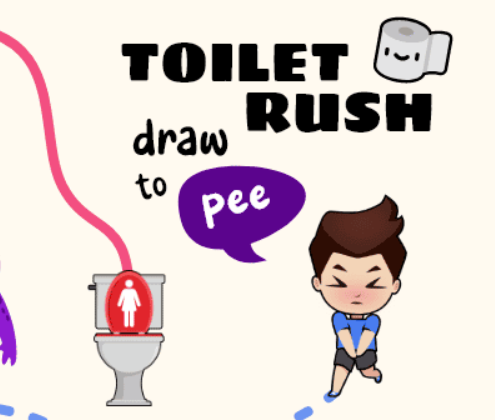 Juego Inodoro Rush: dibujar para orinar  en línea