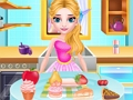 Juego Salón de belleza de la princesa de hielo  en línea