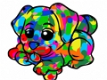 Juego Cachorro para colorear libro para niños  en línea