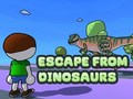 Juego Escapar de los dinosaurios  en línea