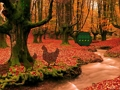 Juego Escape de otoño en el patio trasero  en línea