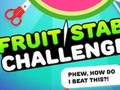 Juego Desafío de puñaladas de frutas  en línea