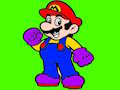 Juego Mario libro para colorear para niños  en línea