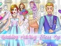 Juego Boda para colorear vestir  en línea