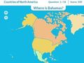 Juego Países de américa del norte  en línea