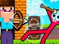 Juego Novato arquero vs stickman zombie  en línea