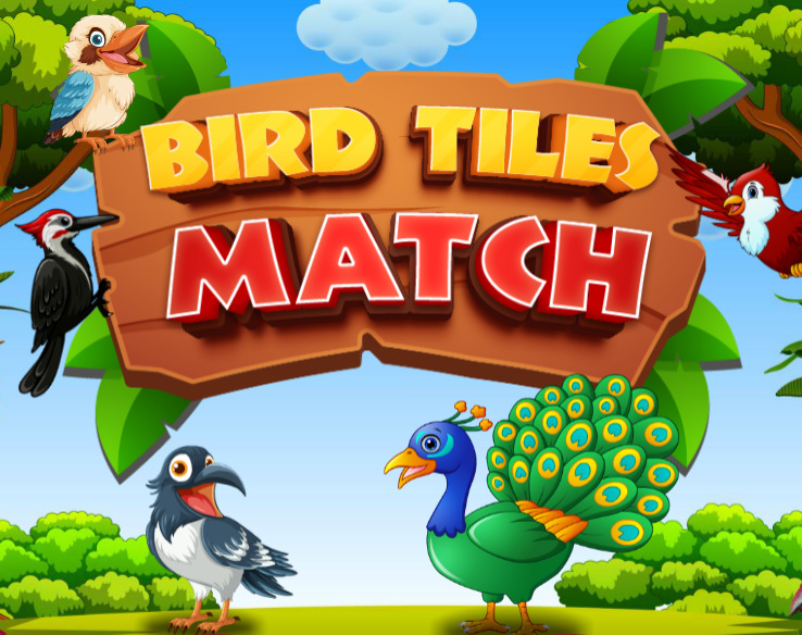 Juego Combinación de fichas de pájaros  en línea