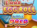 Juego Preparación de pastel de rollo de huevo Emma  en línea