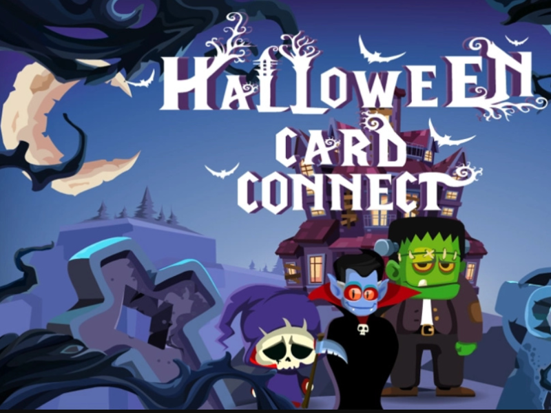 Juego Tarjetas de conexión de Halloween  en línea