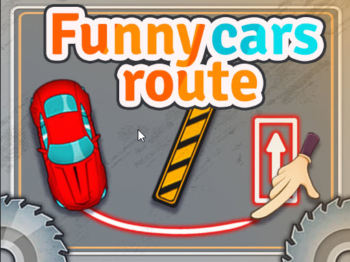 Juego Ruta de Coches Divertidos  en línea