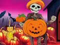 Juego Escape del par de esqueletos de calabaza  en línea