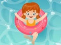 Juego Libro para colorear: Anillo de natación  en línea