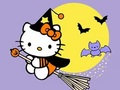 Juego Libro para colorear: Gatito Halloween  en línea