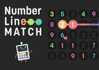 Juego Coincidencia de recta numérica  en línea