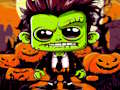Juego Rompecabezas de Halloween de Franky y el Vampiro  en línea