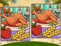 Juego Acción de Gracias Encuentra las diferencias  en línea
