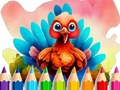 Juego Libro para colorear: Feliz Día de Acción de Gracias  en línea