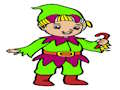 Juego Juego de colorear elfos navideños  en línea
