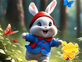 Juego Rompecabezas: Conejo corriendo  en línea