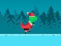 Juego Carrera navideña de dinosaurios  en línea