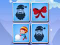 Juego Memoria de tarjeta barajada de invierno  en línea