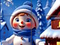 Juego Rompecabezas de muñeco de nieve feliz  en línea