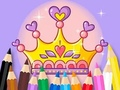 Juego Libro para colorear: Corona de princesa  en línea