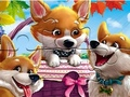 Juego Rompecabezas: Corgis divertidos  en línea