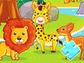 Juego Rompecabezas: animales salvajes  en línea