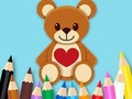 Juego Libro para colorear: Oso de juguete  en línea