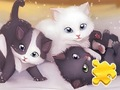 Juego Rompecabezas: jugando a los gatos  en línea