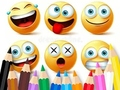 Juego Libro para colorear: Emoji divertido  en línea