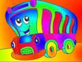 Juego Libro para colorear de vehículos para niños  en línea