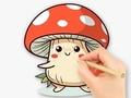 Juego Libro para colorear: Hongo  en línea
