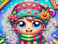 Juego Libro para colorear mandala navideño  en línea