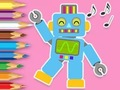 Juego Libro para colorear: Robot bailando  en línea