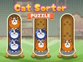 Juego Rompecabezas clasificador de gatos  en línea