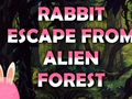 Juego Escape del conejo del bosque alienígena  en línea