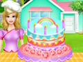 Juego Pastel arcoíris de la chef Felicia  en línea