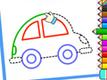 Juego Dibujo de niño pequeño: lindo auto  en línea