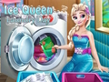 Juego Día de lavandería de la reina de hielo  en línea
