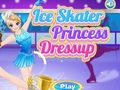 Juego Vestir a la princesa patinadora sobre hielo  en línea
