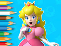 Juego Libro para colorear: La joven princesa Peach  en línea