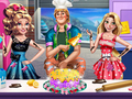 Juego Batalla de pasteles de hermanas  en línea