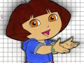 Juego Dora para colorear tiempo de diversión  en línea