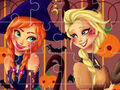 Juego Rompecabezas de princesa de Halloween  en línea