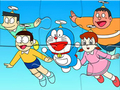 Juego Rompecabezas: Doraemon volando  en línea