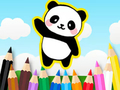 Juego Libro para colorear: lindo panda  en línea